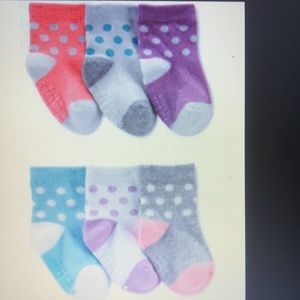 Carter's Baby Girls 6-Pk Polka-Dot Socks